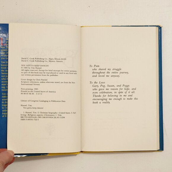 You Gotta Keep Dancin': Psalm 30:11 by Tim Hansel - Picture 3 of 10